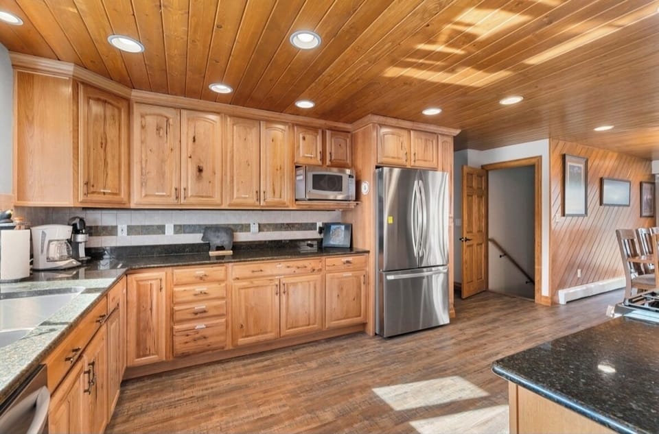 Fully stocked kitchen