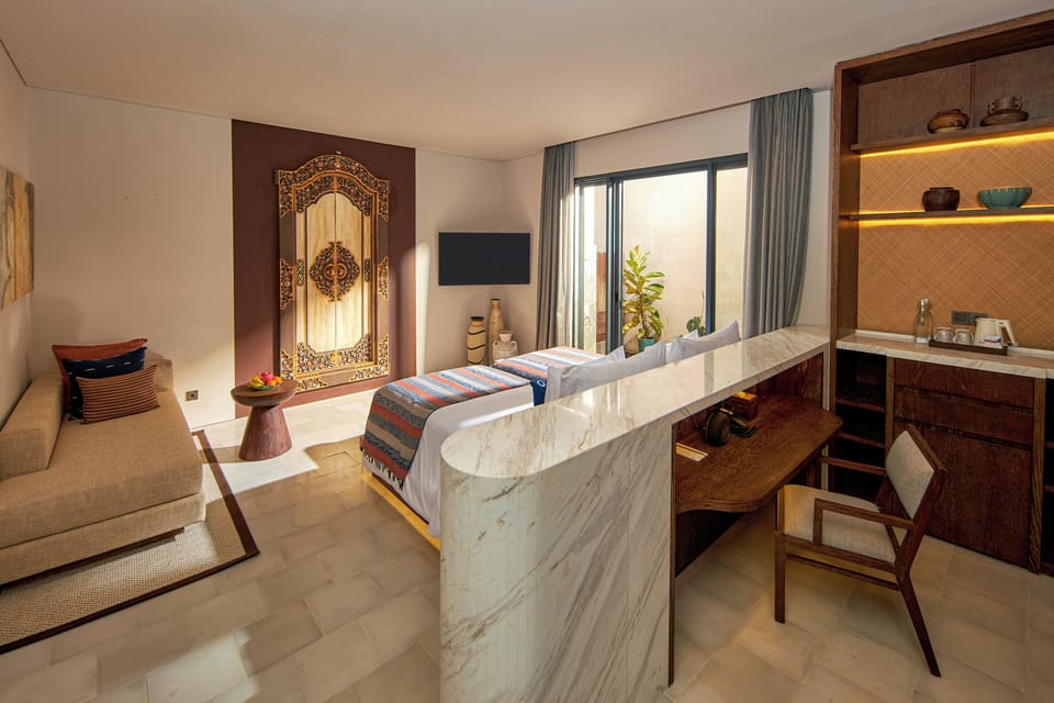 Deluxe Room, 2 Twin Beds | In-room safe, desk, laptop workspace, blackout drapes