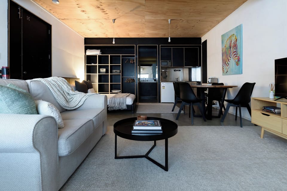 Relax and unwind with a modern entertainment center