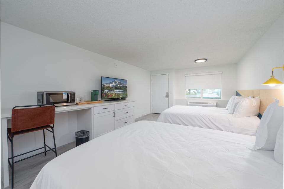 Room, 2 Queen Beds | 1 bedroom, free WiFi, bed sheets