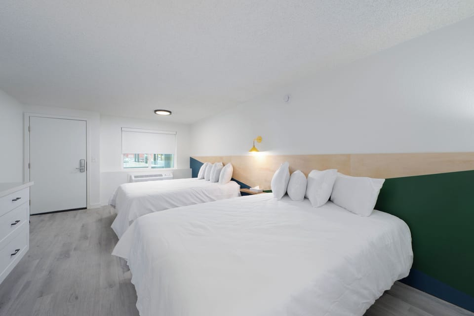 Room, 2 Queen Beds | 1 bedroom, free WiFi, bed sheets