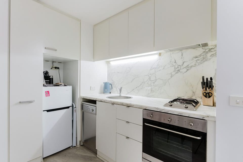Kitchen area with amenities