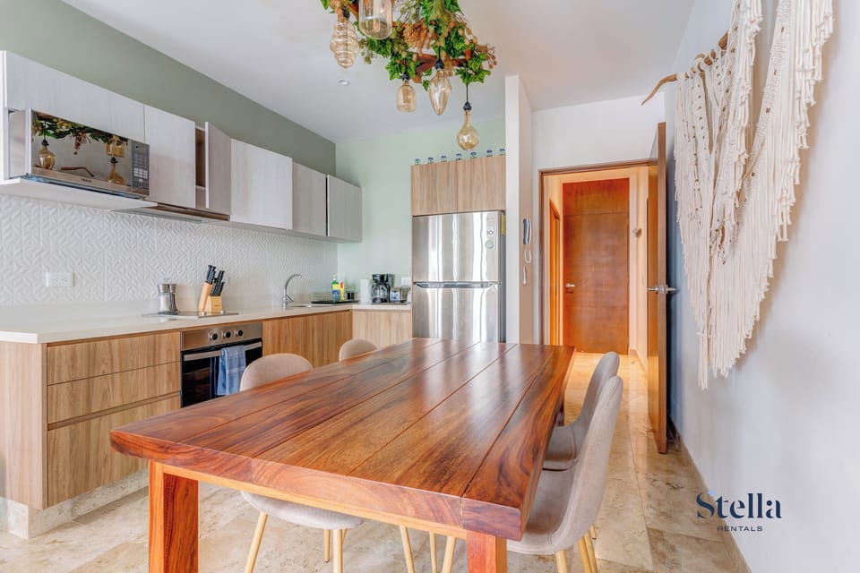 Apartment, Multiple Beds, Balcony | Private kitchen