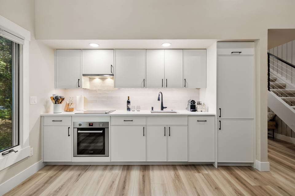 Modern European-style kitchen with all new Bosch appliances