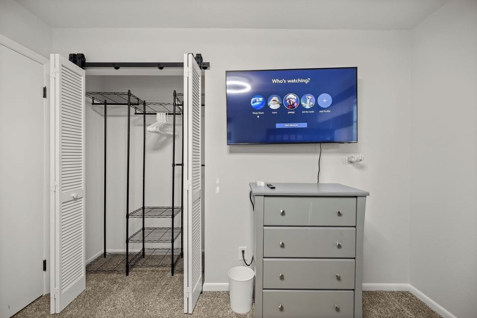They have their own TV for when you just can't watch cartoons anymore!