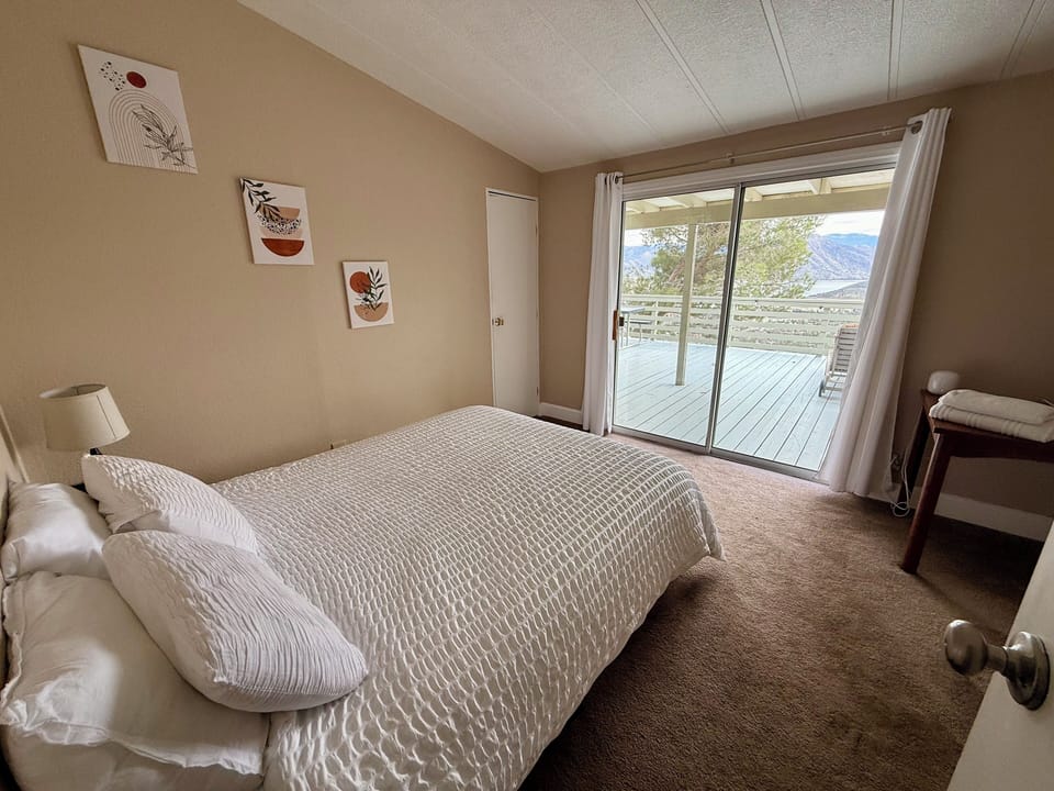 Third bedroom with deck access.