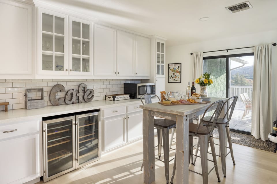 Enjoy easy access to the balcony.