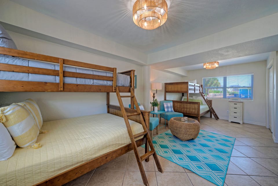 Bunk setup perfect for kids or groups seeking flexible options.