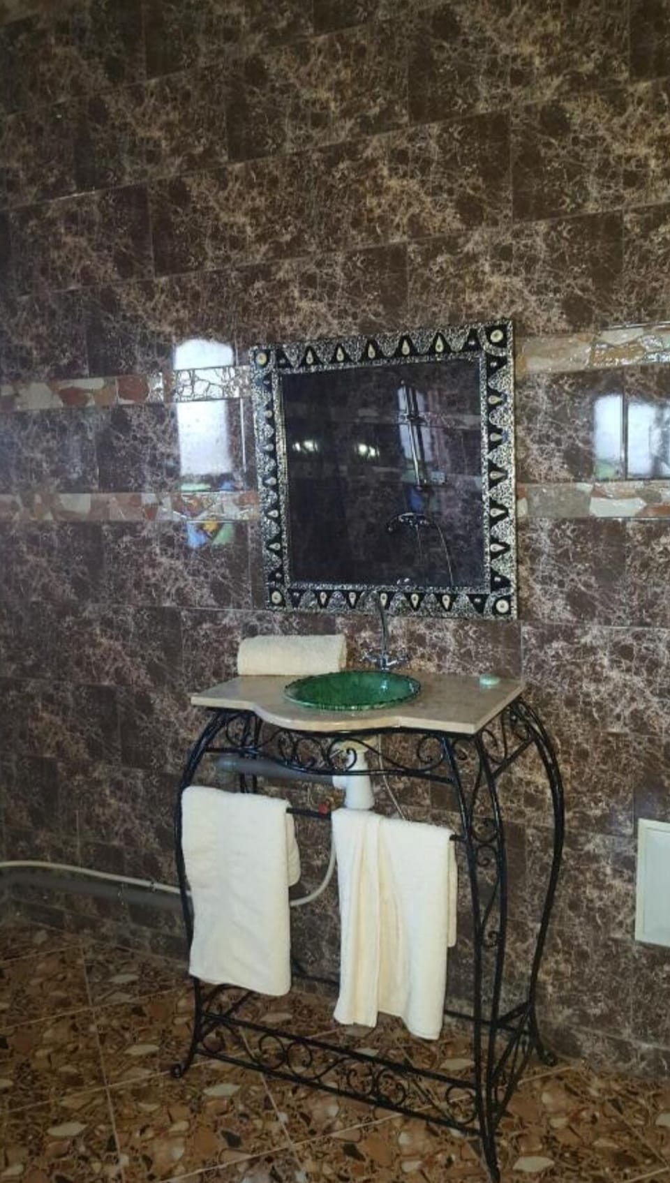 Towels, soap, shampoo