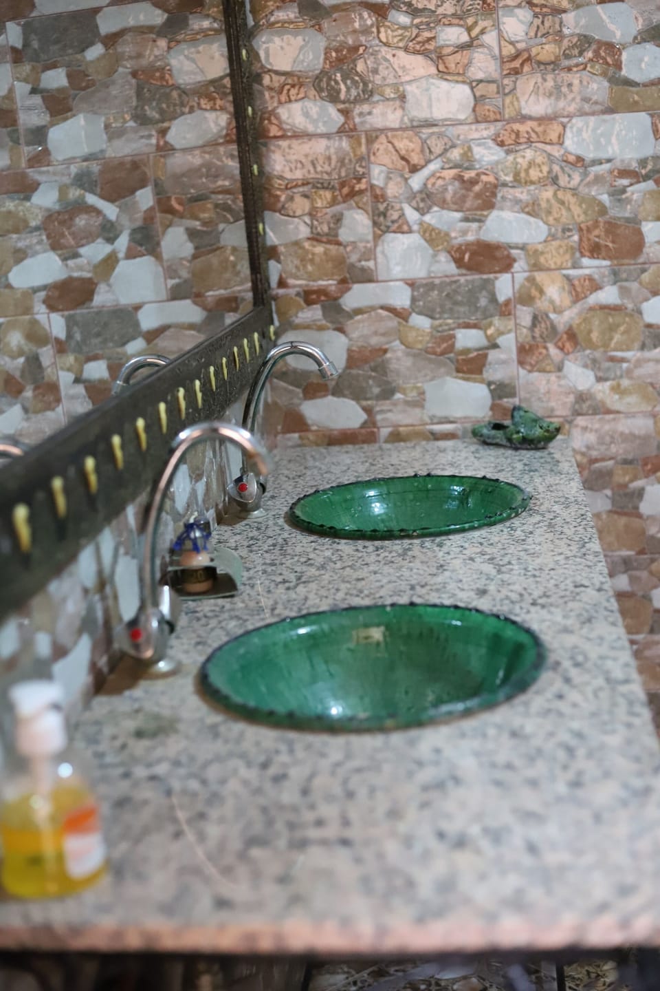 Towels, soap, shampoo