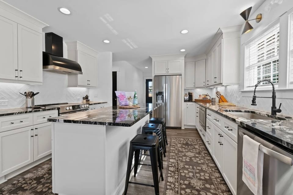 Gourmet Kitchen with Coffee Bar.