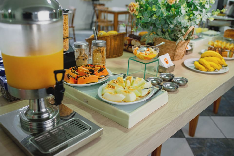 Free daily buffet breakfast