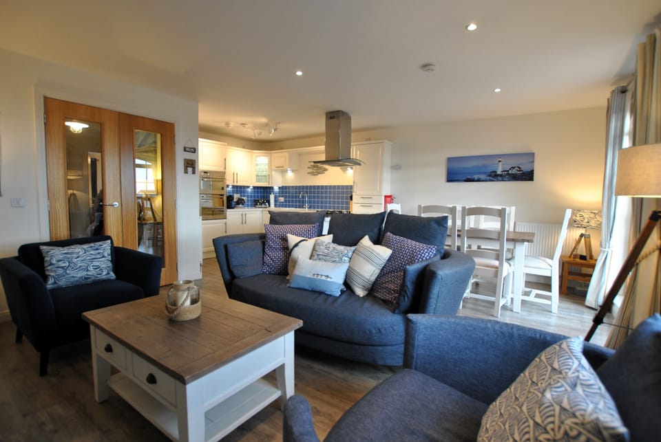 The living space has an open plan layout