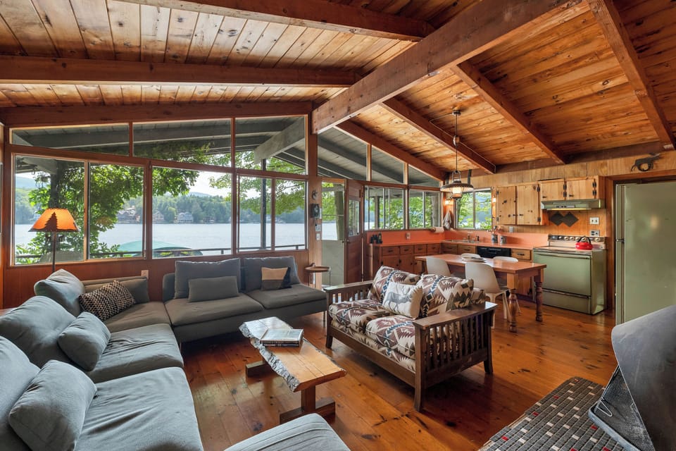 great living space and covered porch