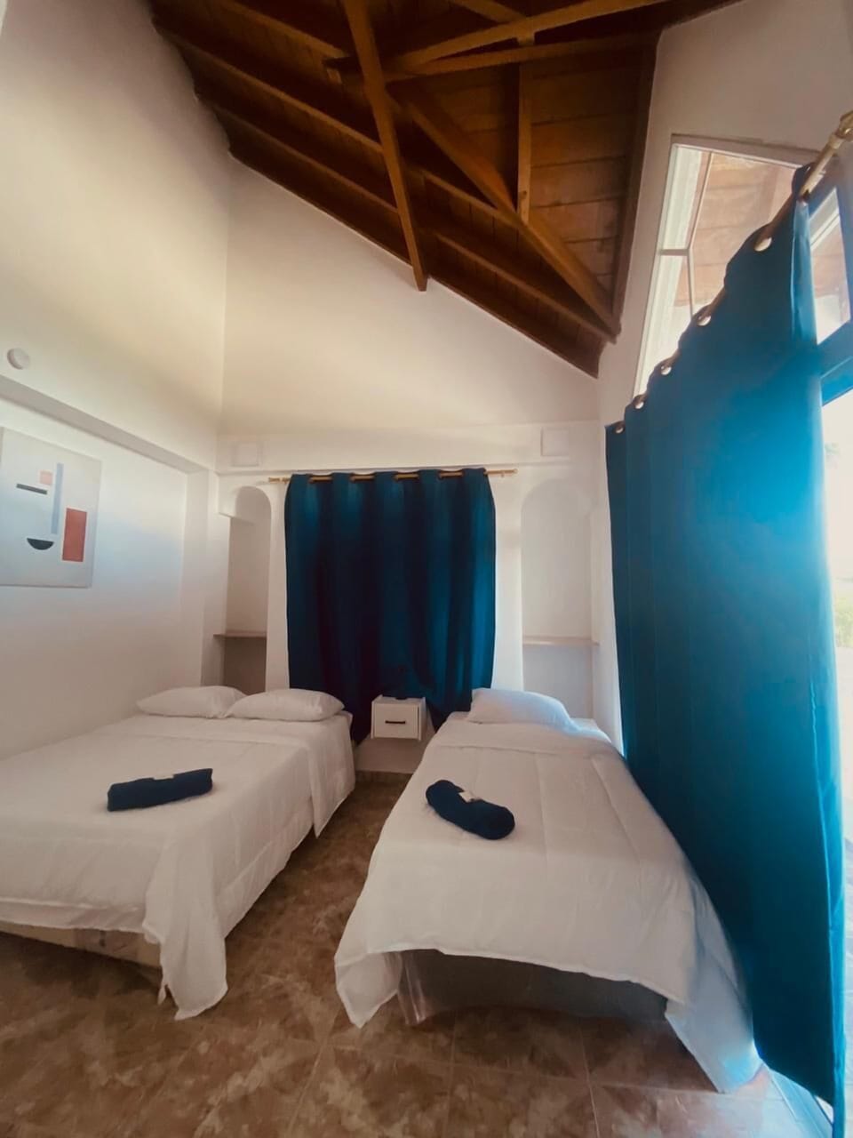 Family Triple Room, Balcony | Desk, laptop workspace, free WiFi