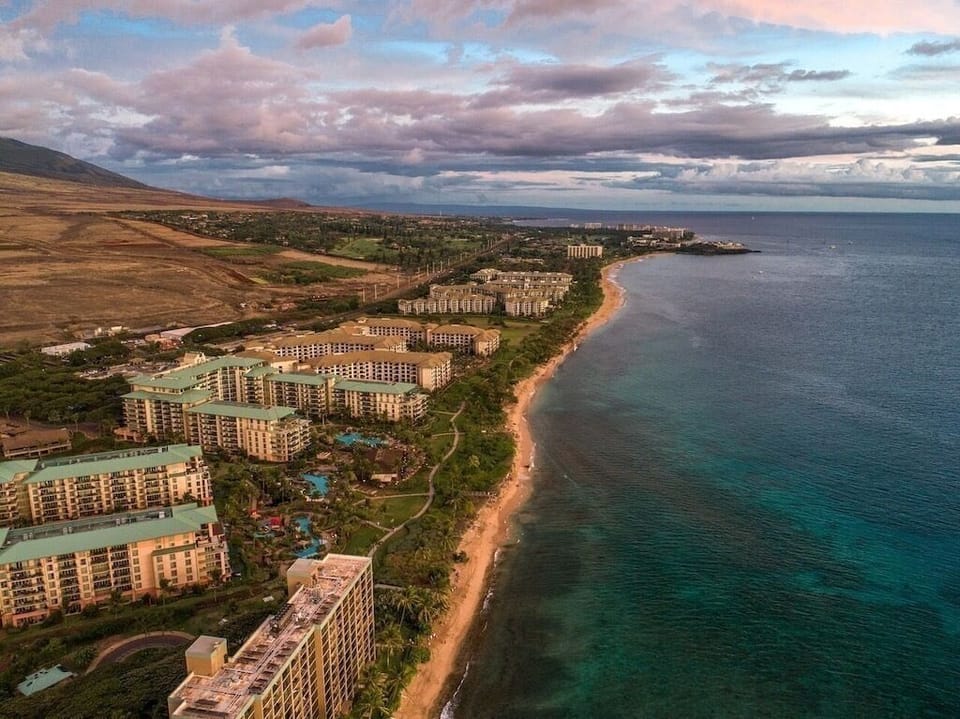 Ocean front resort