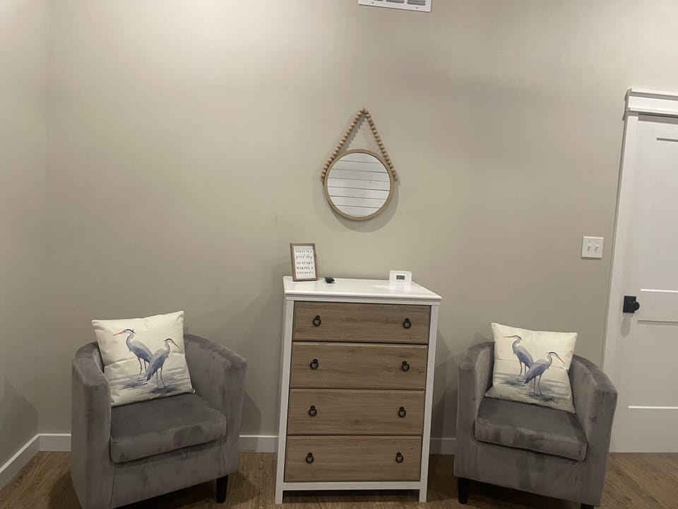 Dresser & Sitting Area