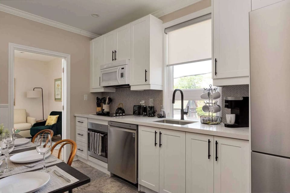 Modern fully equipped kitchen