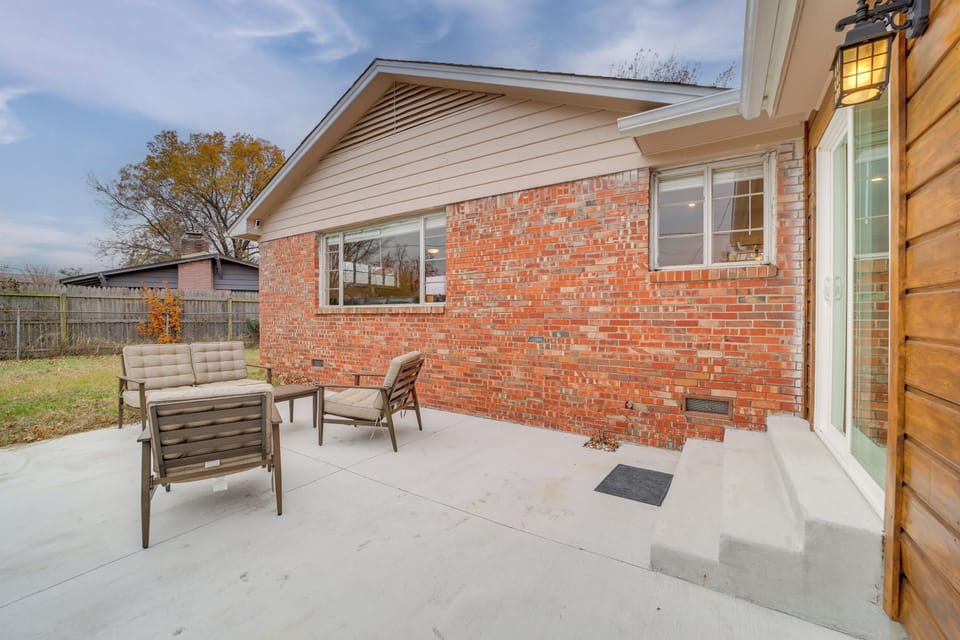 Furnished Patio | Fenced-In Yard