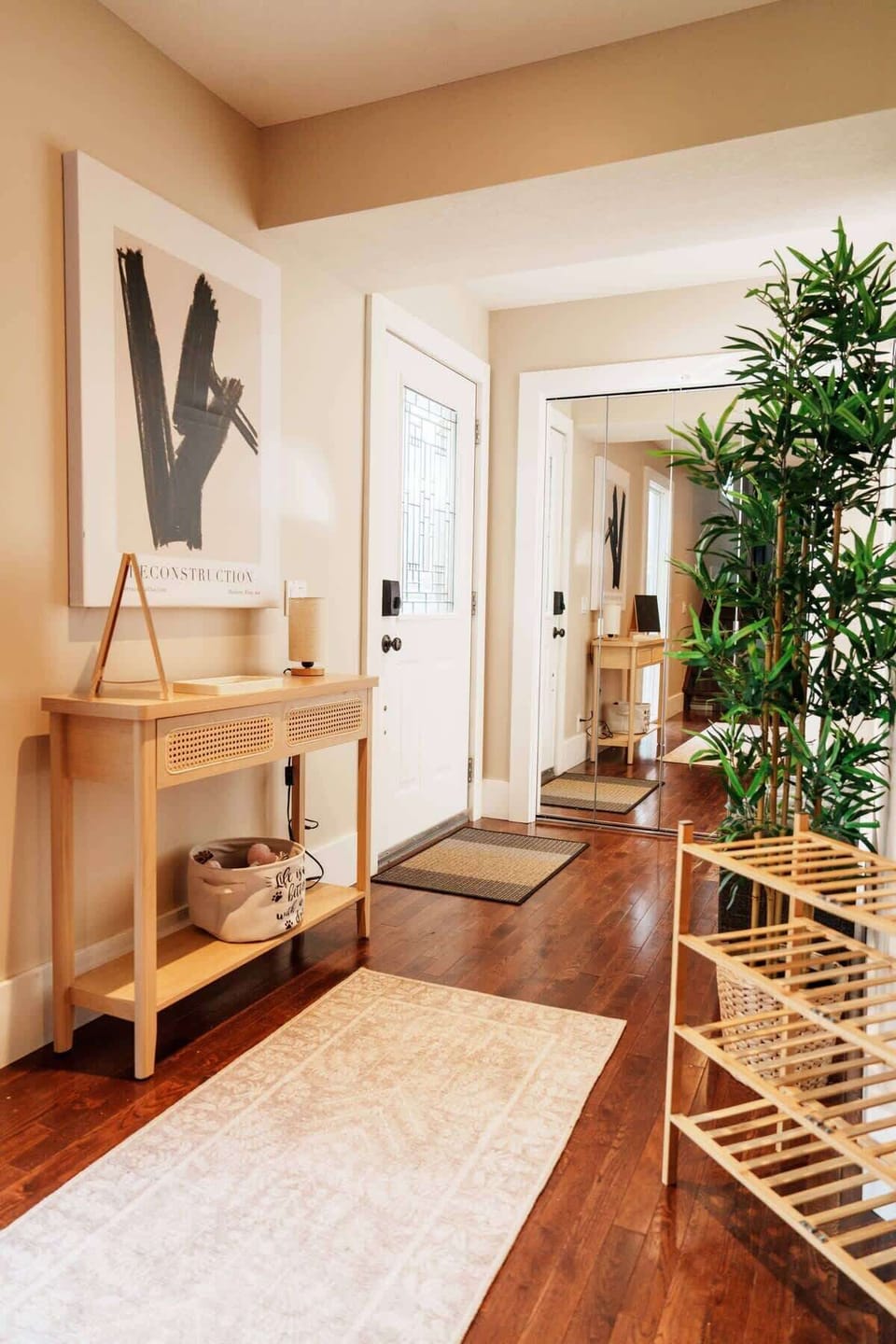 A warm welcome from the moment you step inside - clean lines and natural light guide you in.