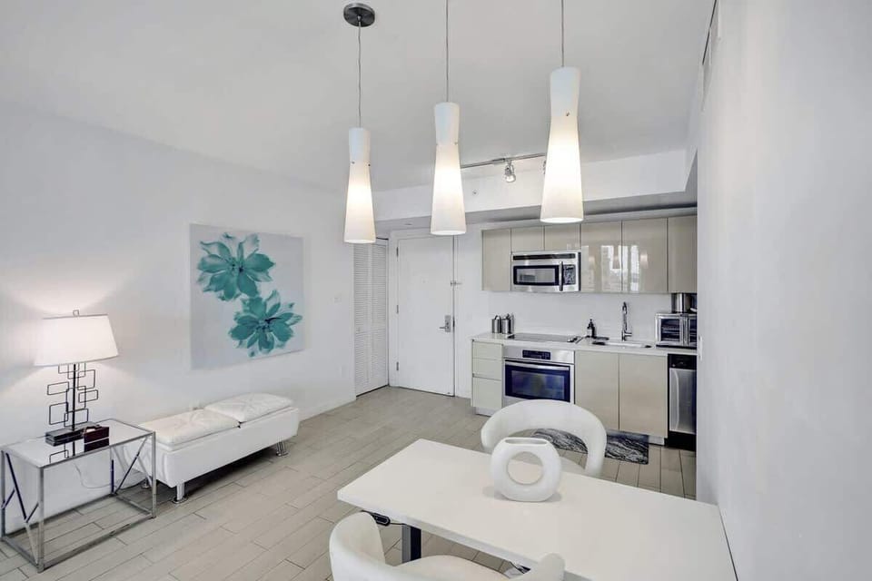 Dining area and a kitchen