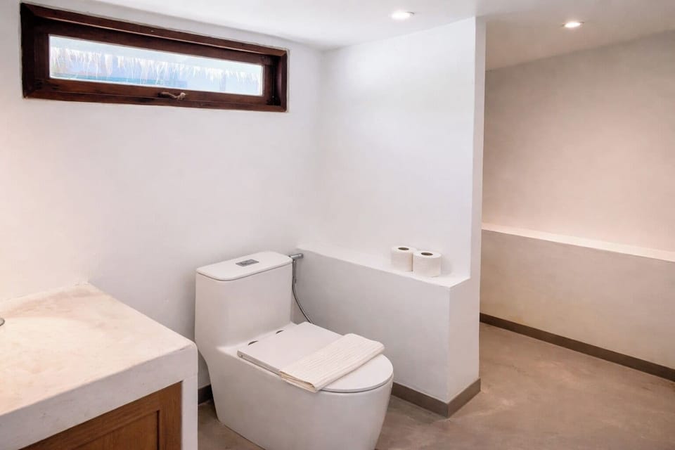 Deluxe Double Room | Bathroom | Shower, free toiletries, hair dryer, bidet