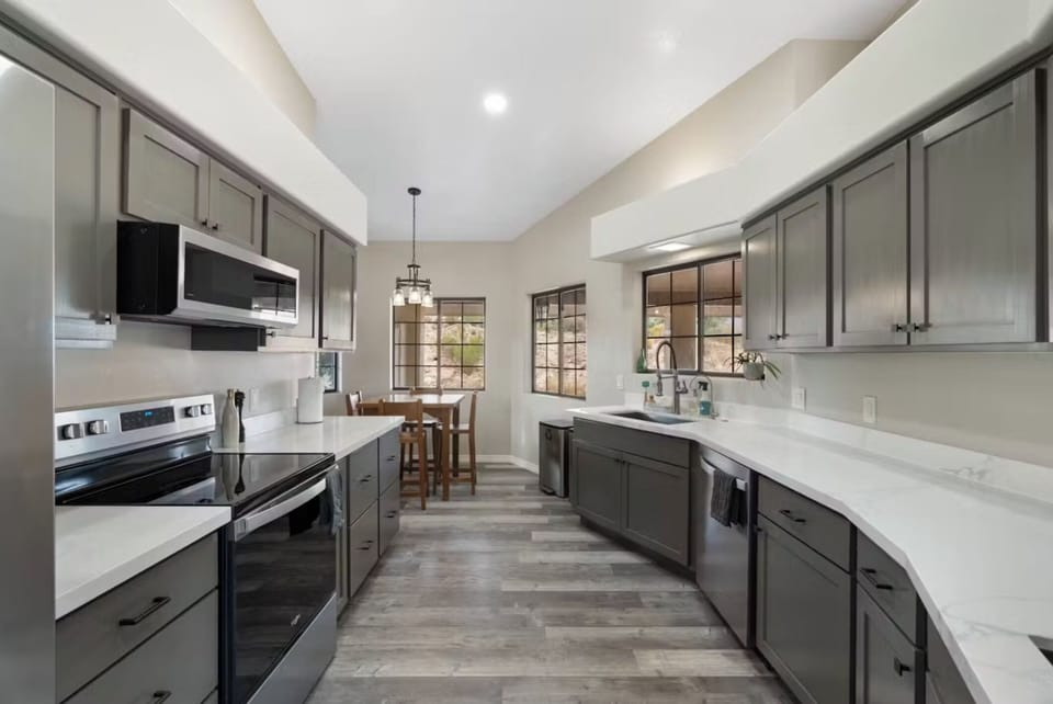 Fully equipped kitchen with everything you'll need 