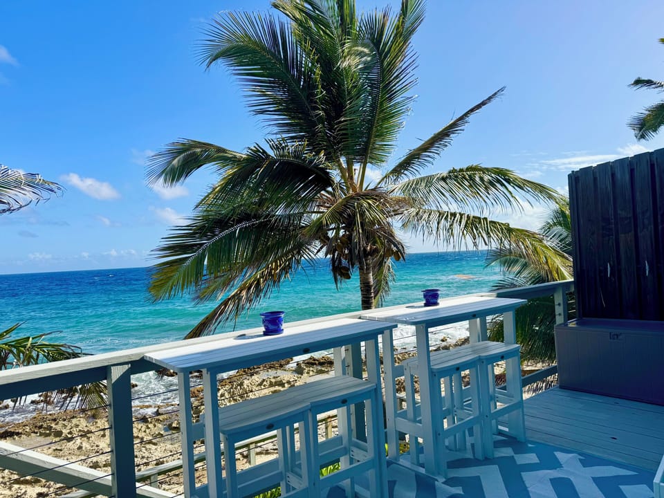 The perfect spot for morning coffee or dinner and cocktails!