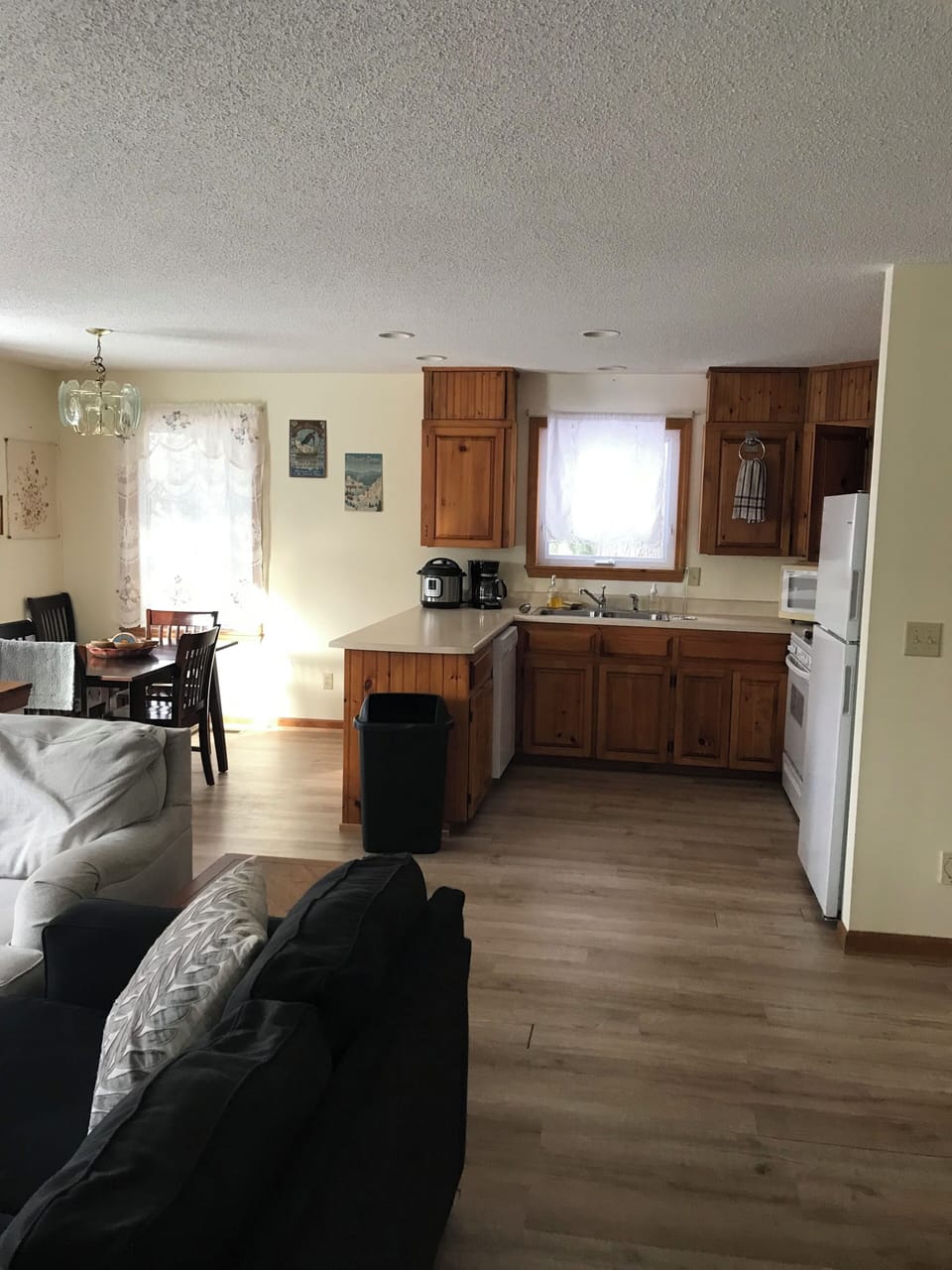 View as you walk into the house