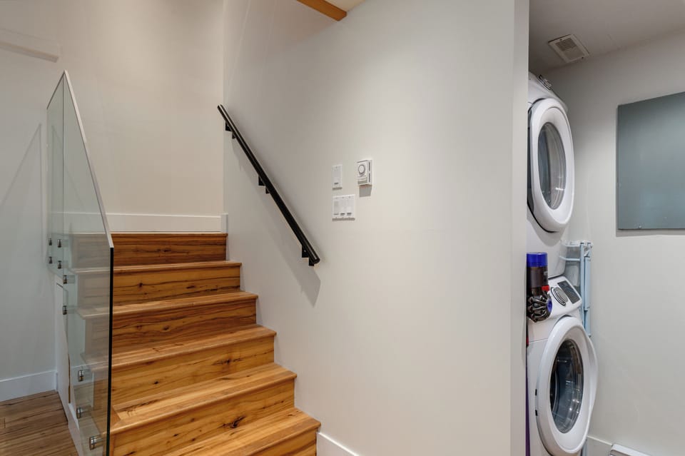 Washer and Dryer (located beside the kitchen) available for your convenience.