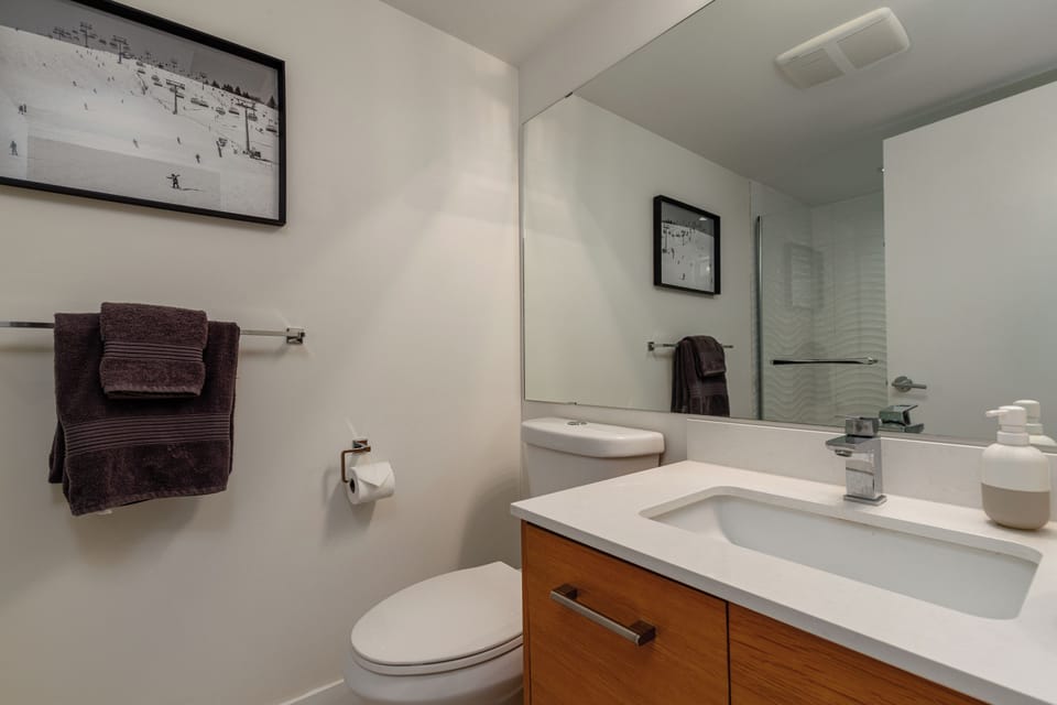 Shared bathroom with shower. Conditioner/Shampoo/Body Gel is included in your stay.