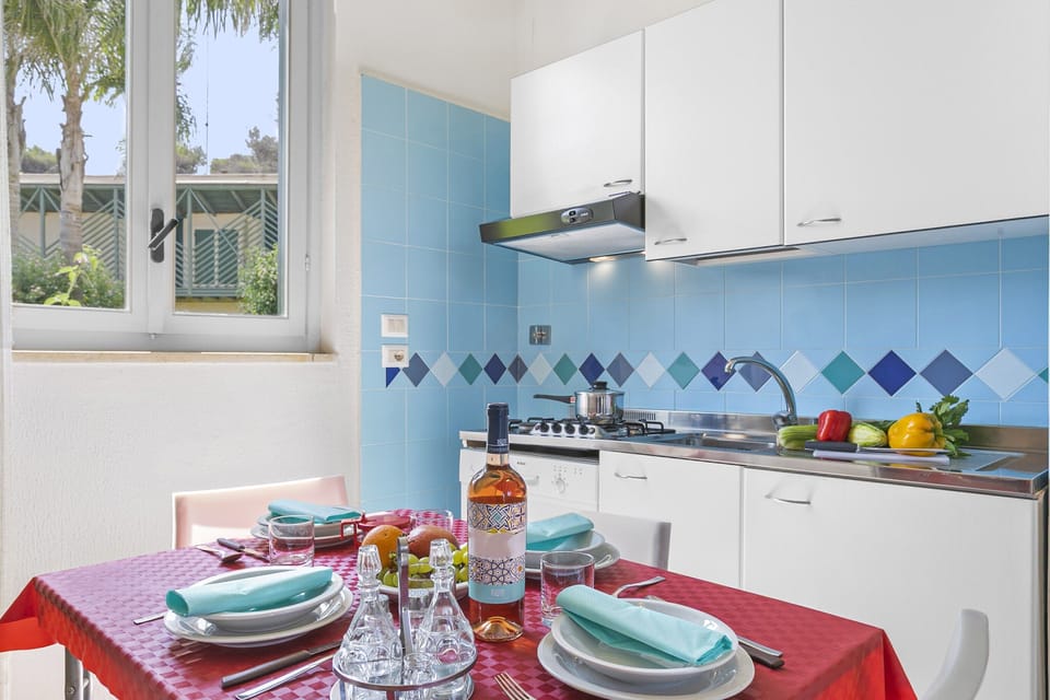 Kitchen and dining area