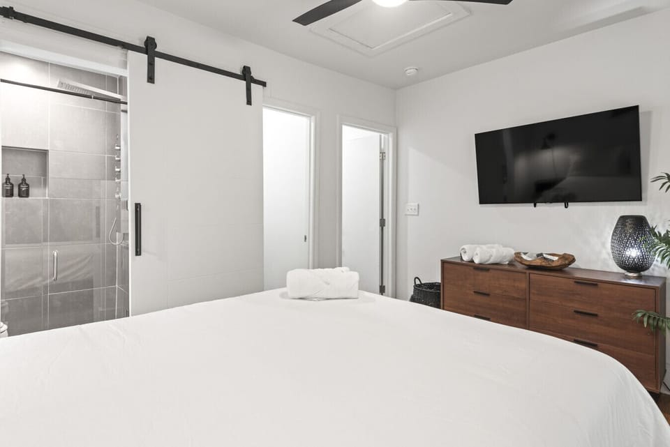 Bedroom with ensuite bath