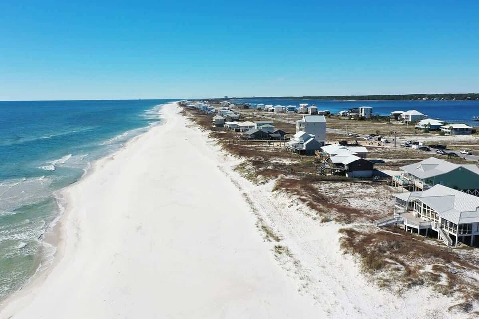 Enjoy stunning beach views in Gulf Shores with sugar-white sand, clear Gulf waters, and unforgettable sunrises and sunsets—all just steps from your door. A perfect setting for relaxing, unwinding, and soaking in the coastal beauty.