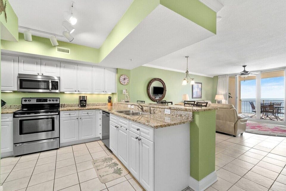 Full kitchen with all the cooking essentials