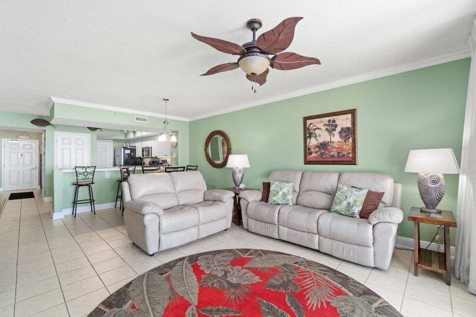 Living room with sleeper sofa
