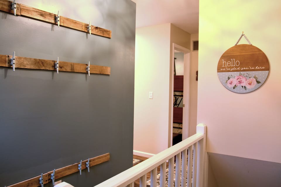 hang your goodies on the boat cleat decor inside the road level door