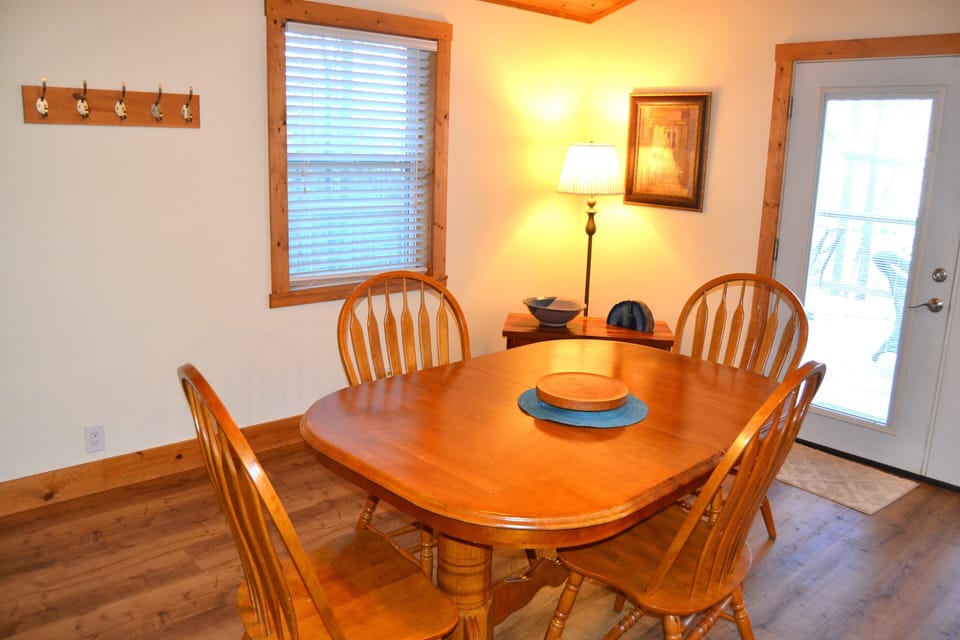 Dining room space adjacent to kitchen 