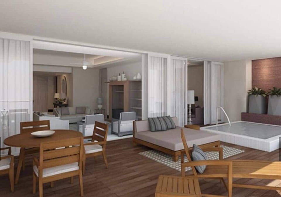 Luxury Triple Room, Multiple Beds, Kitchen, Ocean View | Terrace/patio