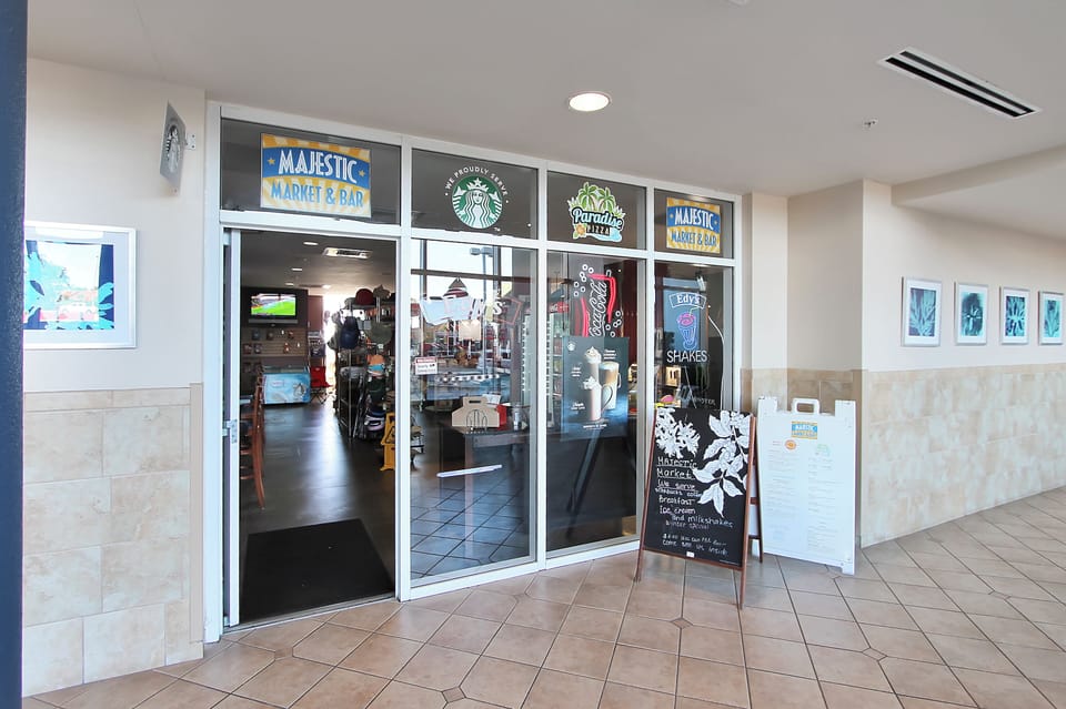 Majestic Market with Starbucks coffee
