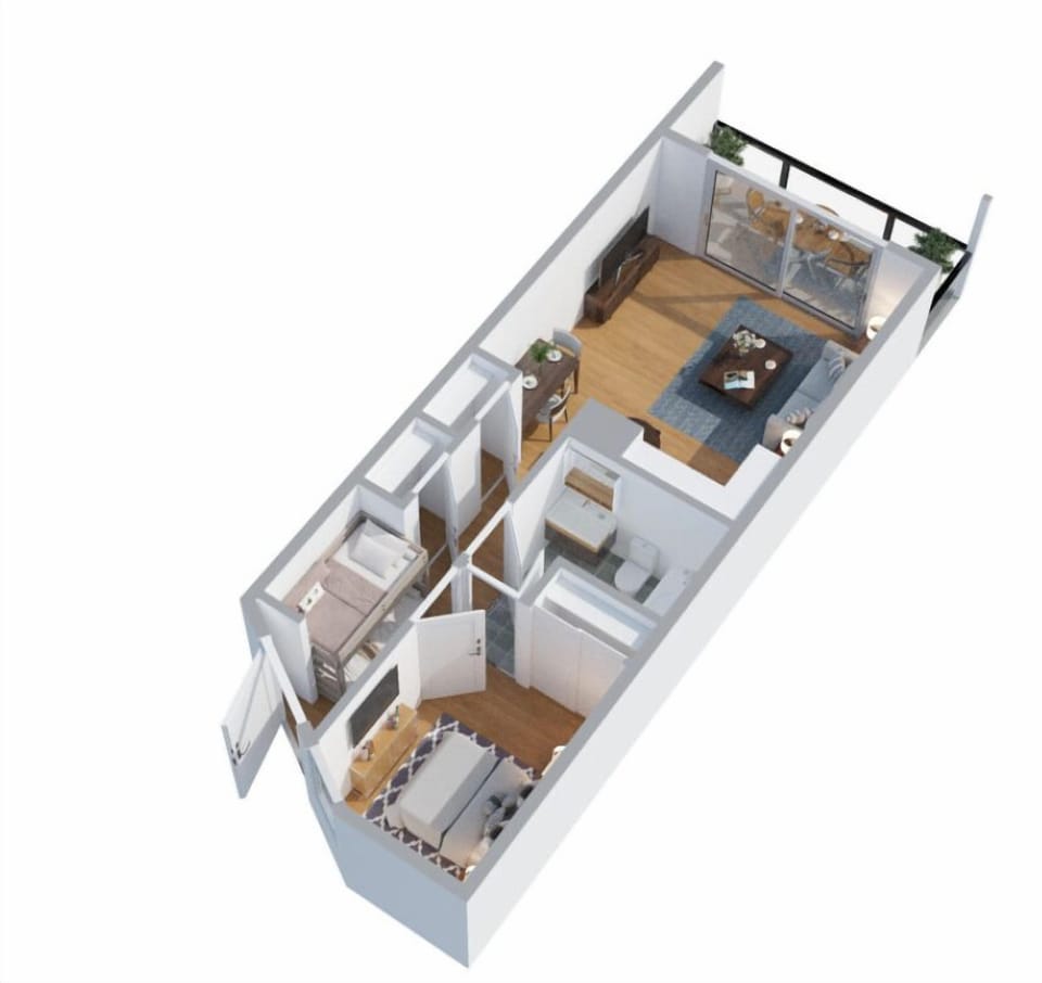 Floor plan layout of home