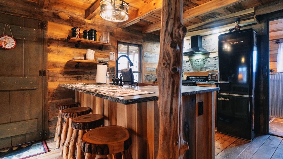 Kitchen with seating for 4