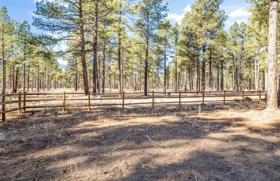 Hike, bike or ski right out of the back gate which leads to a trail system