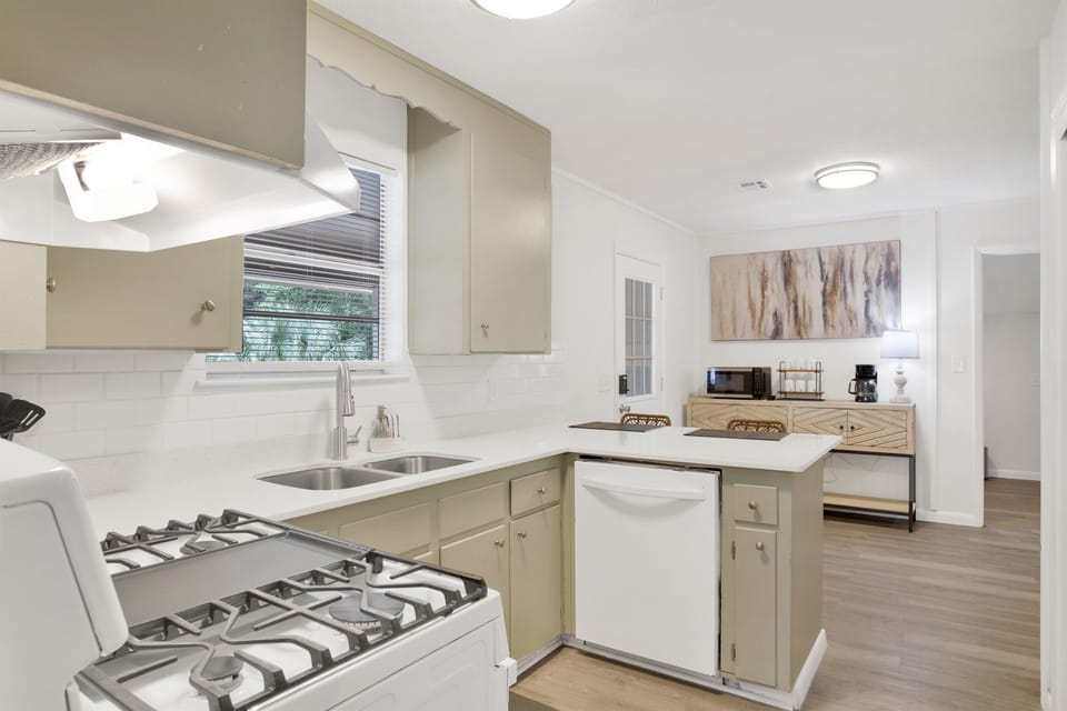 Whip up delicious meals for your family in the Fully equipped kitchen.
