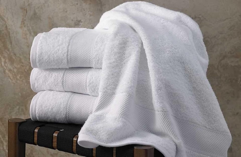 Hair dryer, bathrobes, slippers, towels
