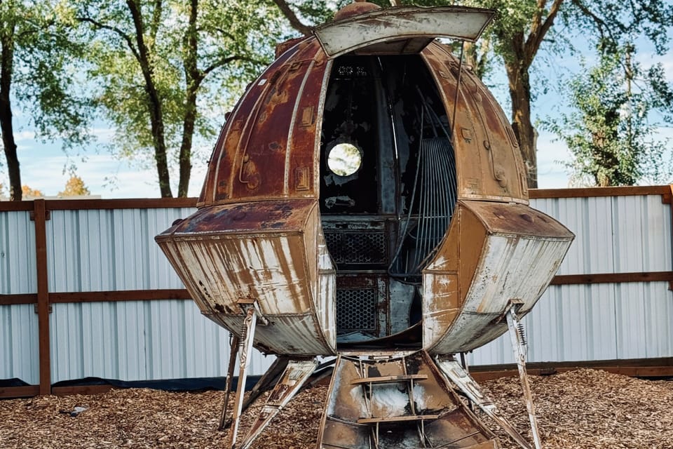 UFO in playground