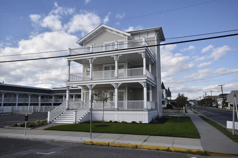A charming waterfront building with classic architecture, perfectly located for enjoying all Cape May has to offer.