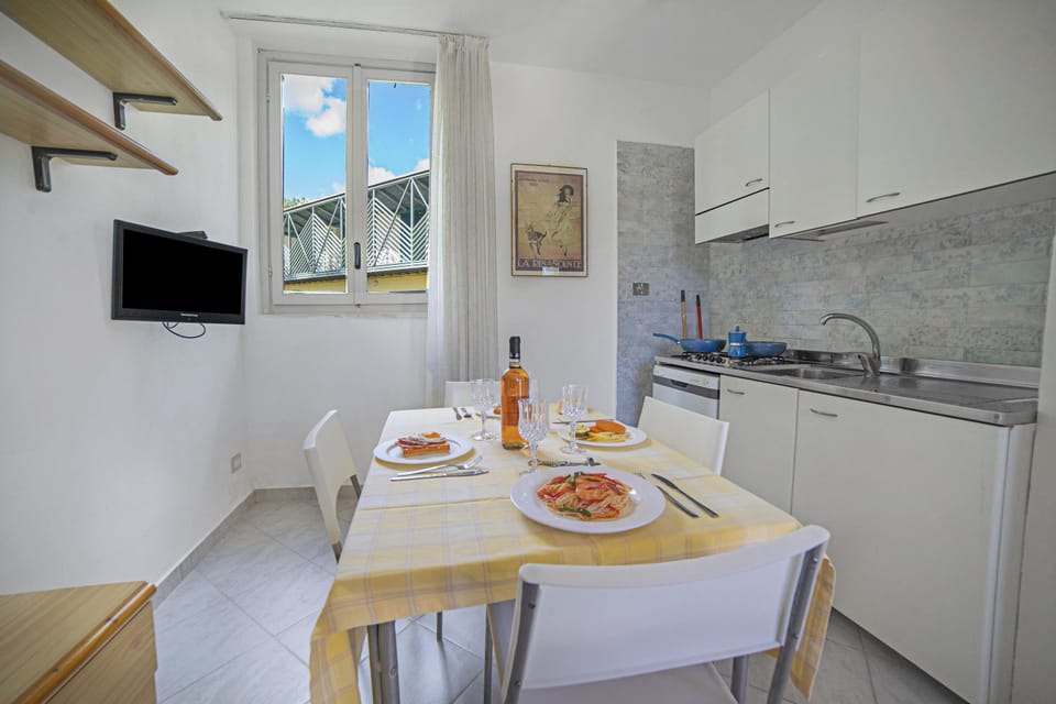 Kitchen and dining area