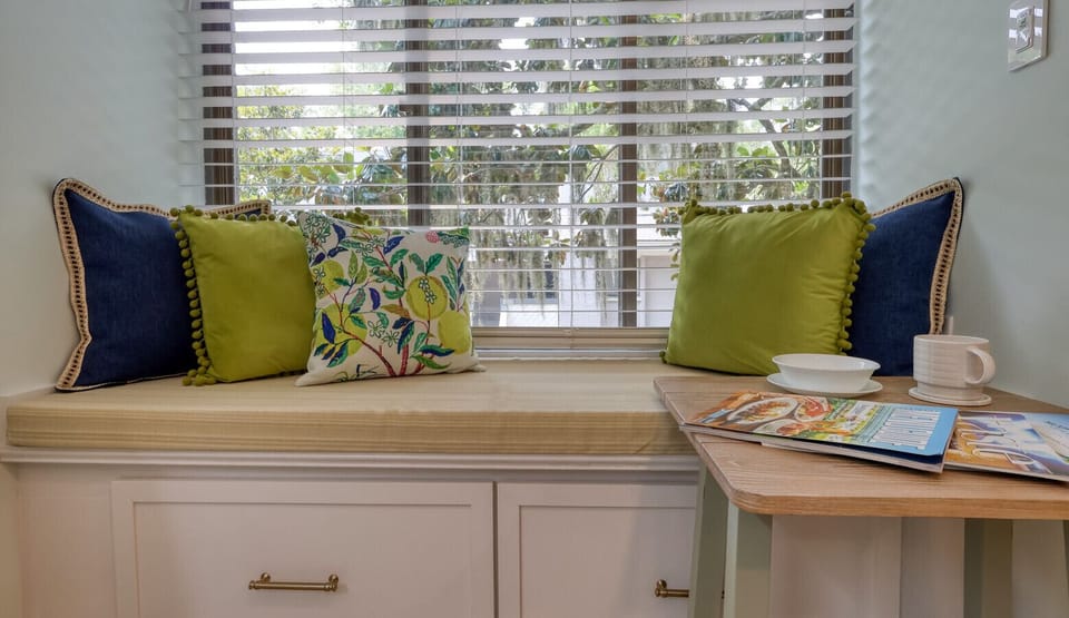 Cozy Window Spot to Unwind and Recharge