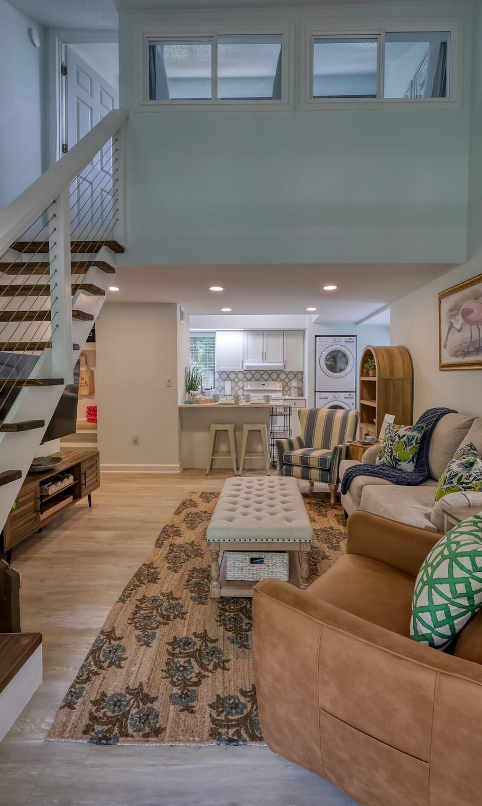 Bright and Airy Living Room with Balcony Access